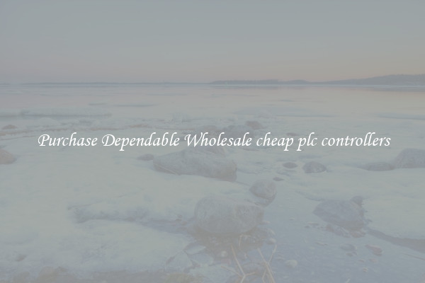 Purchase Dependable Wholesale cheap plc controllers