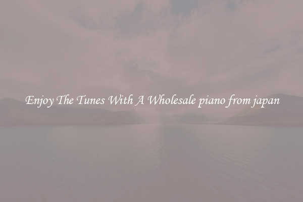 Enjoy The Tunes With A Wholesale piano from japan