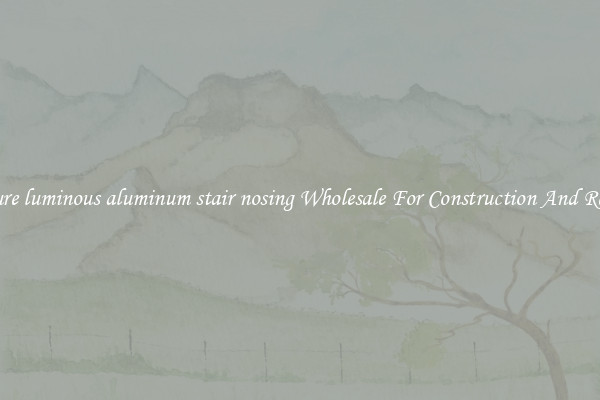 Procure luminous aluminum stair nosing Wholesale For Construction And Repairs