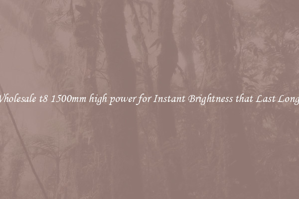 Wholesale t8 1500mm high power for Instant Brightness that Last Longer
