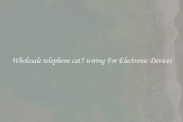Wholesale telephone cat5 wiring For Electronic Devices