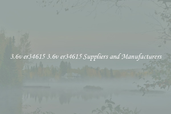 3.6v er34615 3.6v er34615 Suppliers and Manufacturers