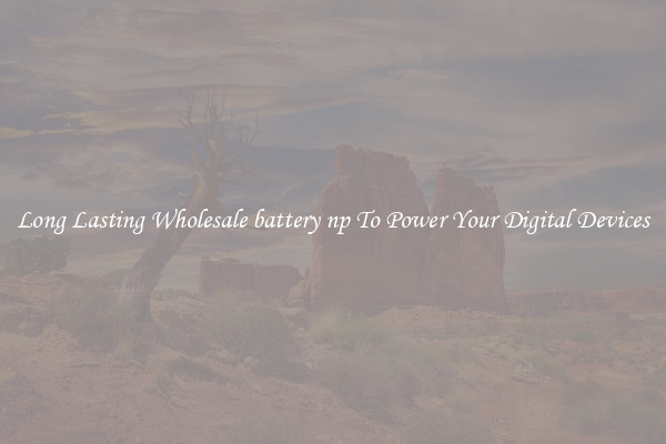 Long Lasting Wholesale battery np To Power Your Digital Devices