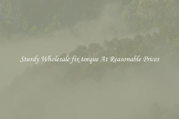 Sturdy Wholesale fix torque At Reasonable Prices