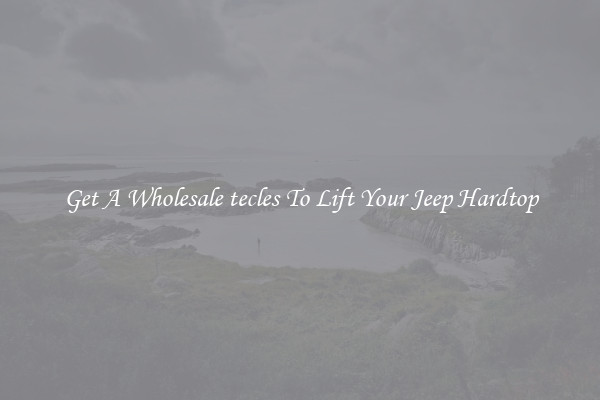 Get A Wholesale tecles To Lift Your Jeep Hardtop