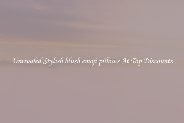 Unrivaled Stylish blush emoji pillows At Top Discounts