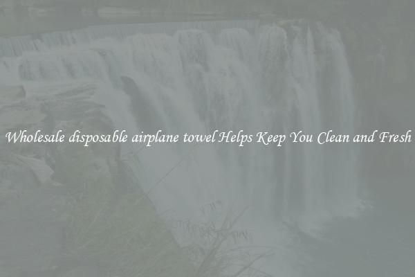 Wholesale disposable airplane towel Helps Keep You Clean and Fresh
